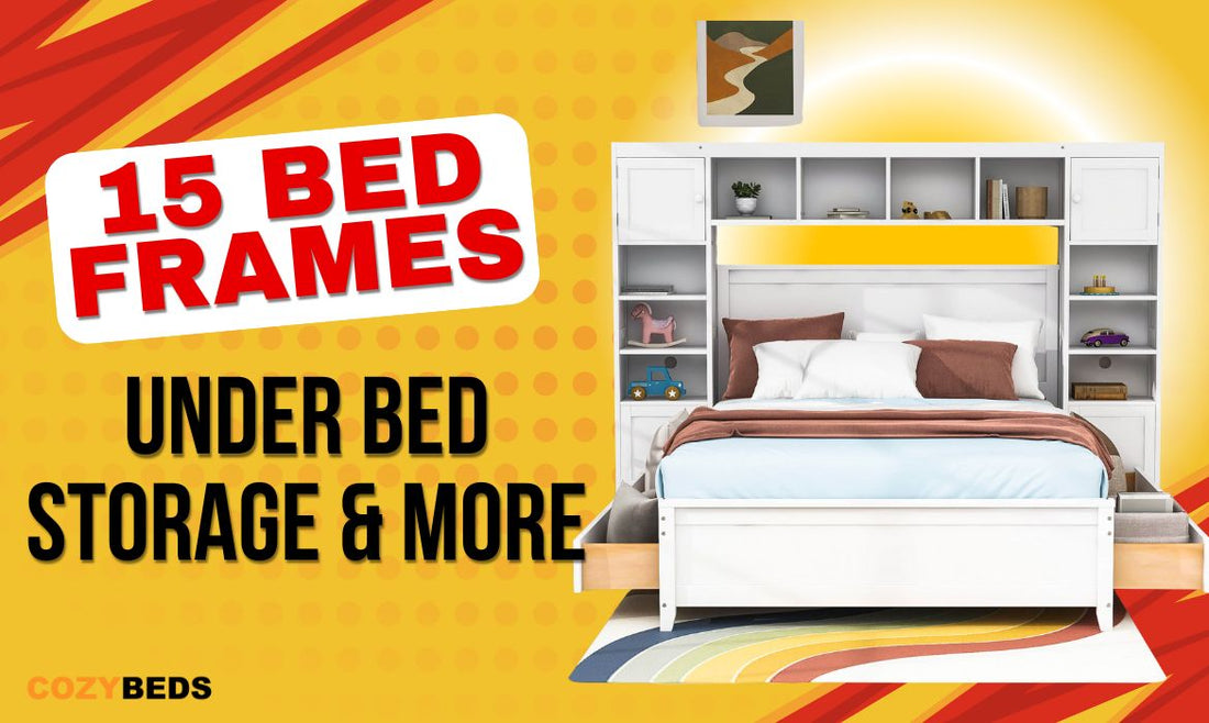 15 Beds Frames with Storage: Under Bed Storage & More