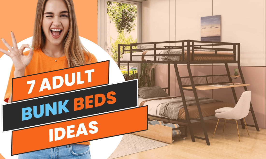 7 Adult Bunk Bed Ideas that Are Sturdy & Comfortable