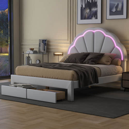 Bed Frame with Lights