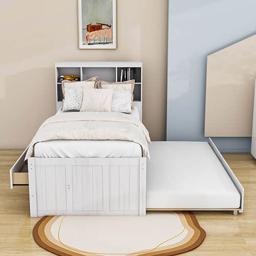 Bed Frame with Trundle