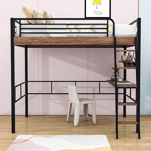 Black Loft Bed