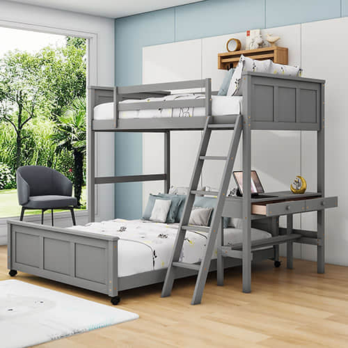 Bunk Beds with Desk