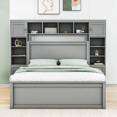 Gray Bed Frame