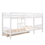 Twin L-Shaped Quad Bunk Bed with Storage - [Drawers, Ladder]