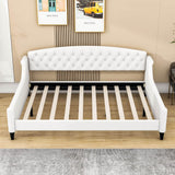 Modern Luxury Upholstered Full Size Daybed for Adults