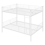 Separable Full Over Full Metal Bunk Beds for Adults, Kids