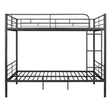 Separable Full Over Full Metal Bunk Beds for Adults, Kids