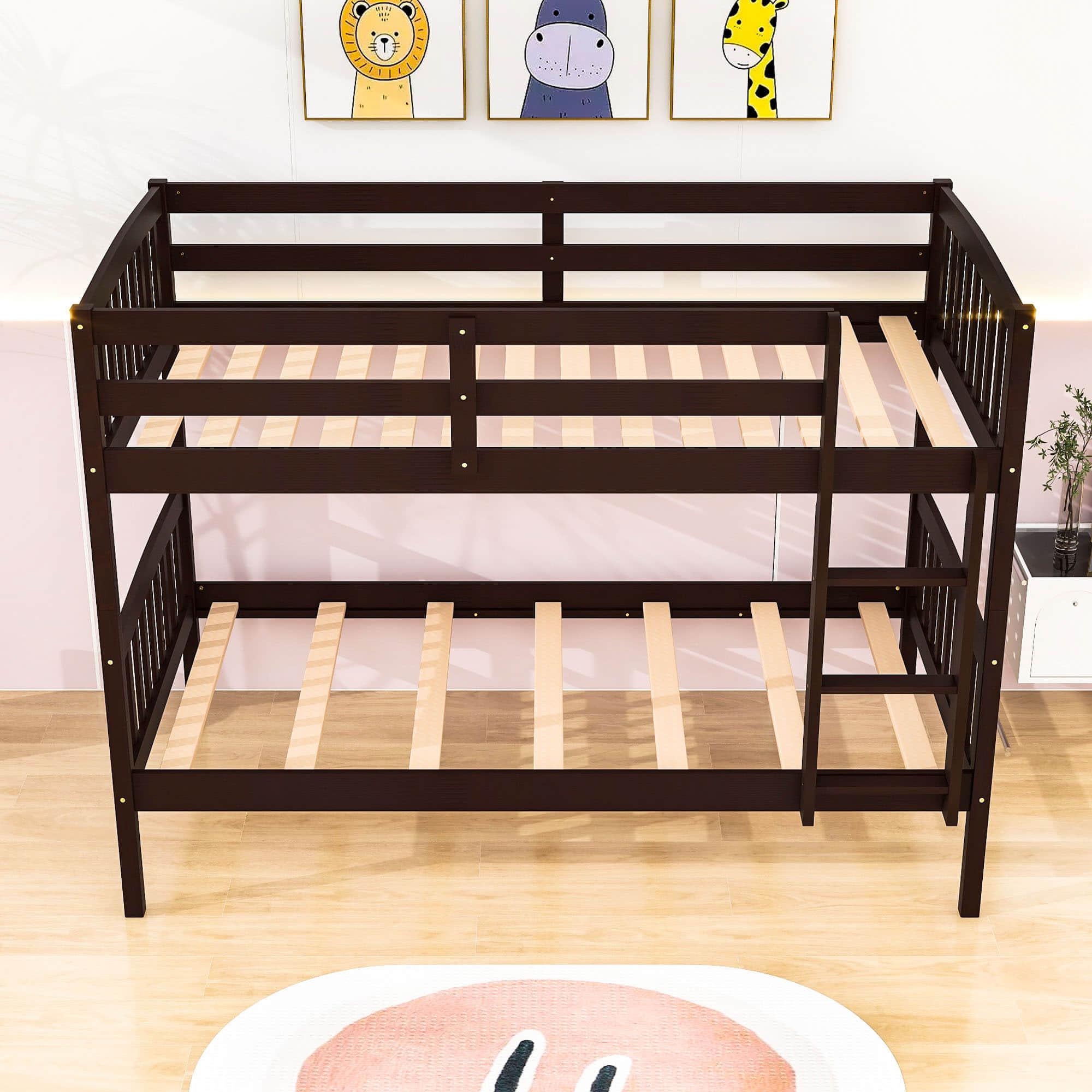 Standard Convertible Modern Twin Bunk Beds for Kids - [Scandinavian]