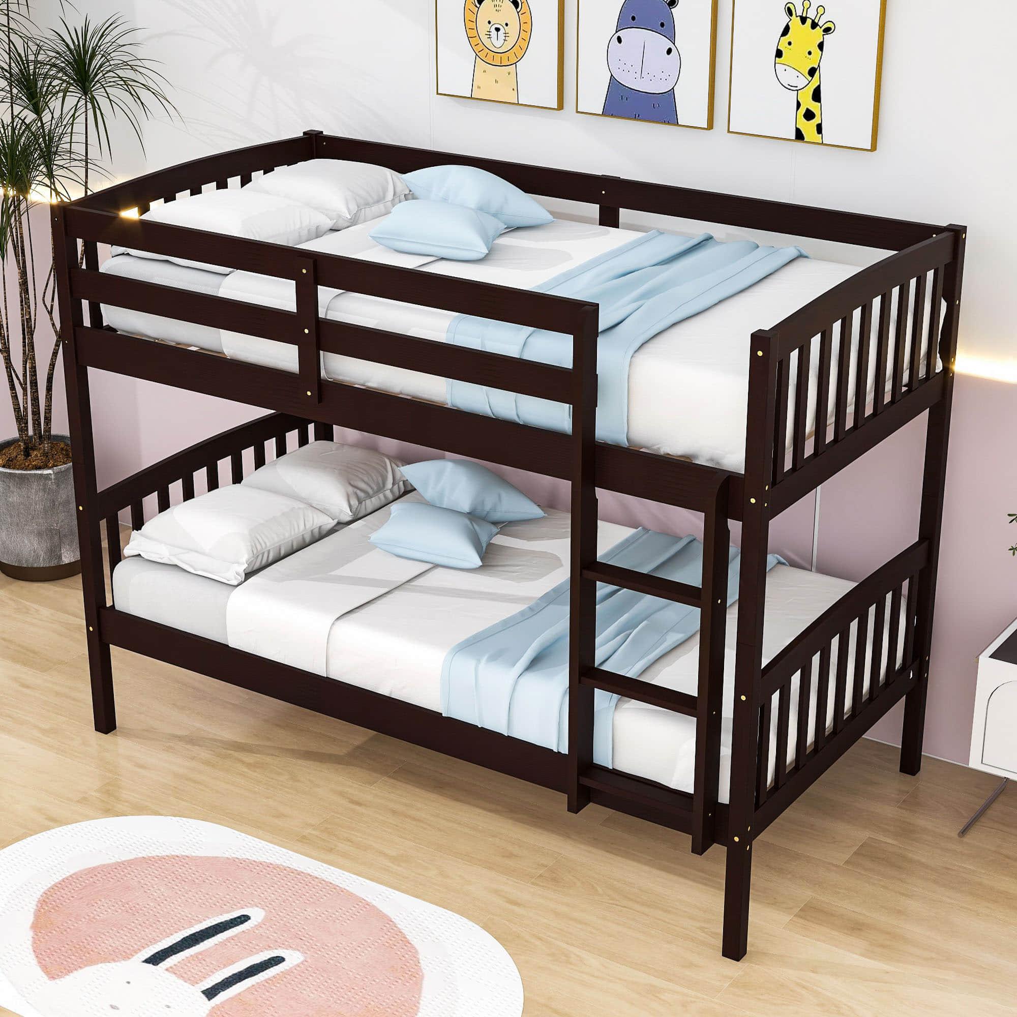 Standard Convertible Modern Twin Bunk Beds for Kids - [Scandinavian]