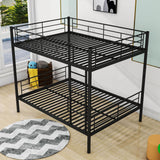 Separable Full Over Full Metal Bunk Beds for Adults, Kids