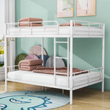 Separable Full Over Full Metal Bunk Beds for Adults, Kids