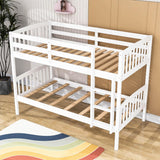 Standard Convertible Modern Twin Bunk Beds for Kids - [Scandinavian]