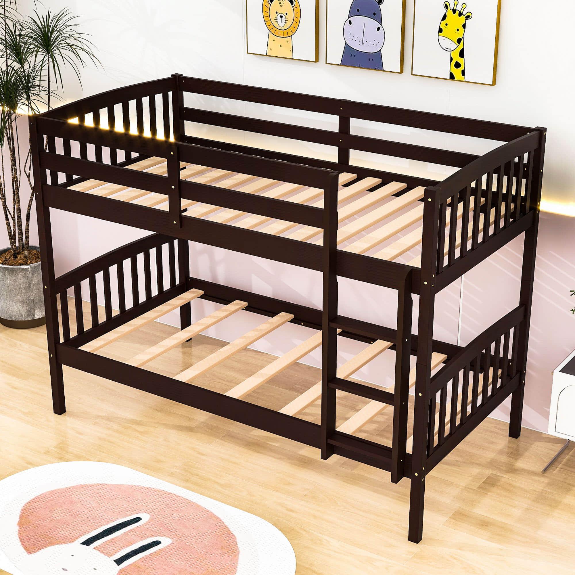 Standard Convertible Modern Twin Bunk Beds for Kids - [Scandinavian]