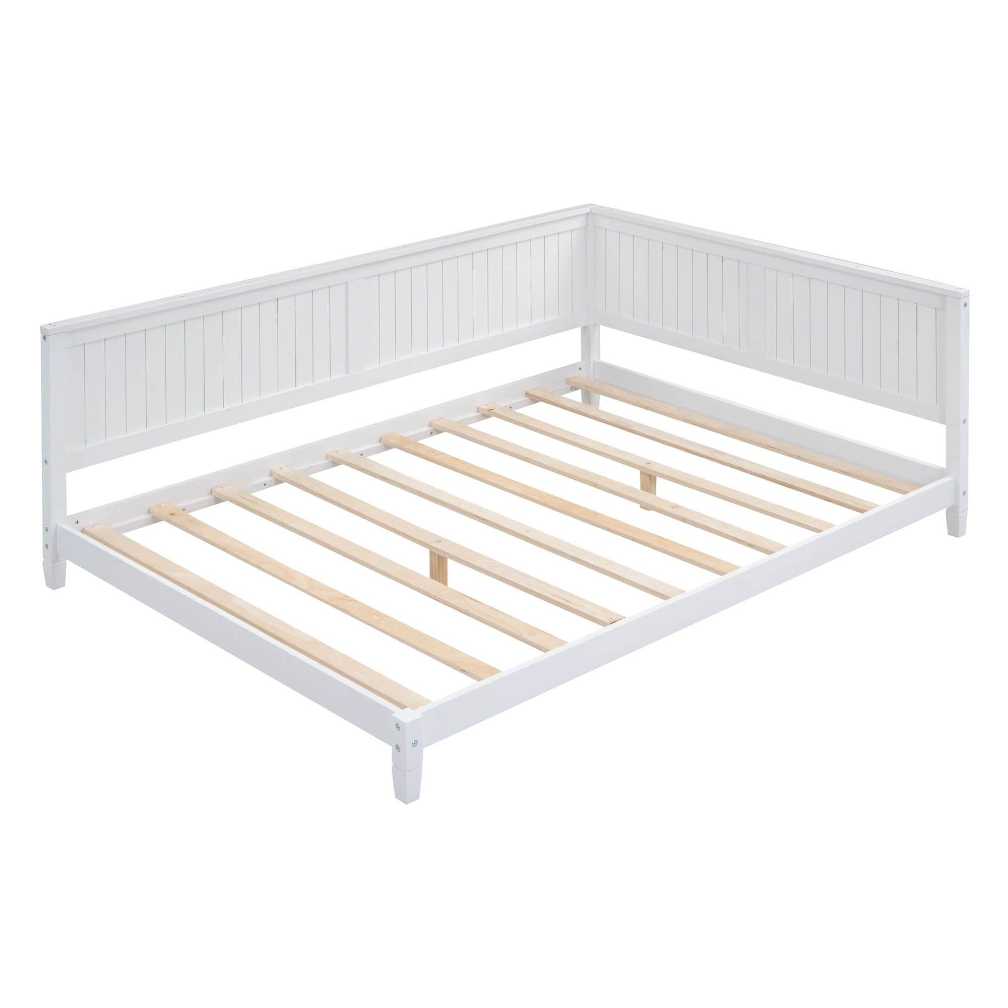 Wood Low Full Size Daybed for Kids, Toddler