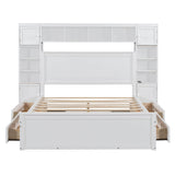 Smart Queen Storage Bed Frame with Headboard and Charging Station