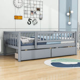 Twin Size Toddler Nursery Daybed with Storage Drawers