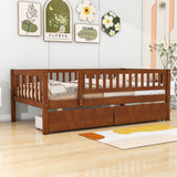 Twin Size Toddler Nursery Daybed with Storage Drawers