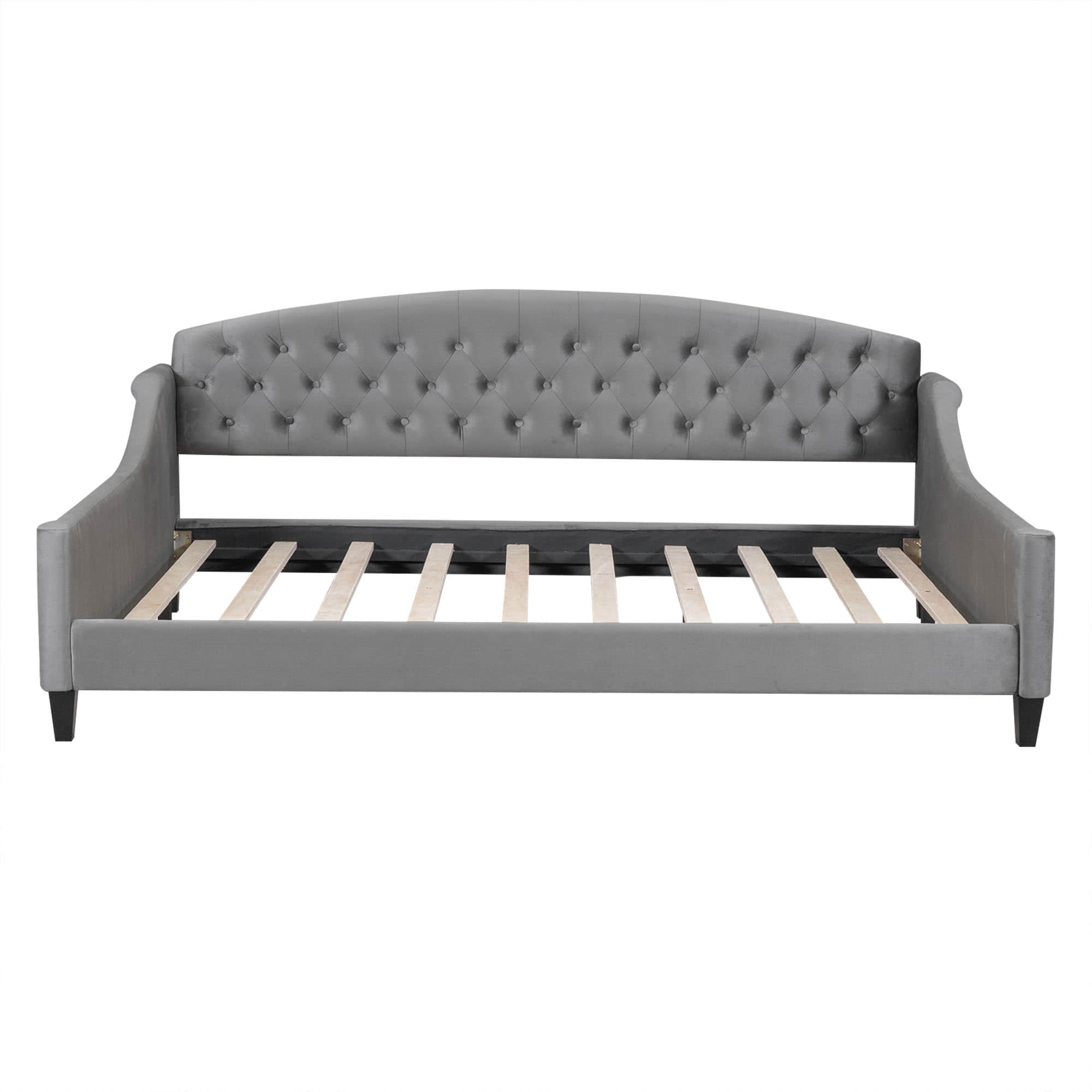 Modern Luxury Upholstered Full Size Daybed for Adults