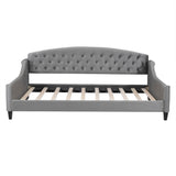 Modern Luxury Upholstered Full Size Daybed for Adults