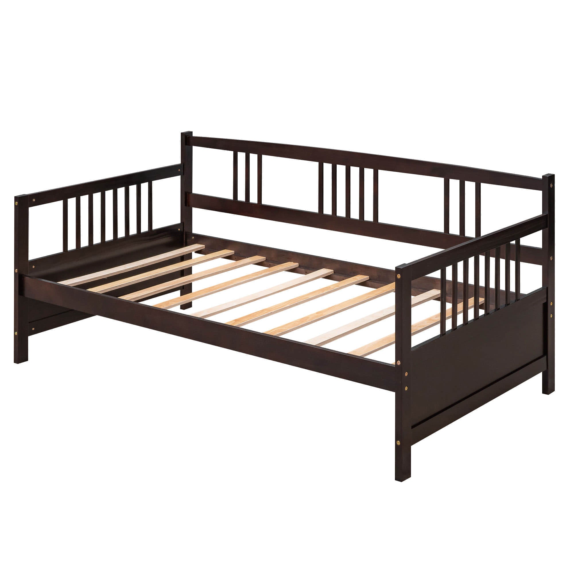 Mid-Century Modern Solid Wood Twin Daybed for Adults