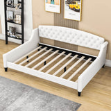 Modern Luxury Upholstered Full Size Daybed for Adults