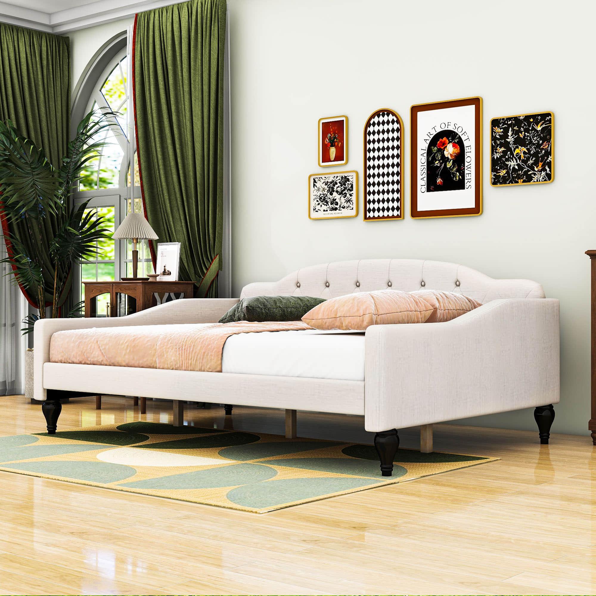 Upholstered Full Size Daybed for Adults