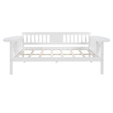 Wood Full Size Daybed with Storage - [Side Shelves]