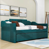 Modern Twin Upholstered Daybed with Trundle