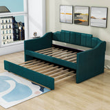 Modern Twin Upholstered Daybed with Trundle