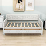 Mid-Century Modern Twin Daybed with Storage - [Drawers]