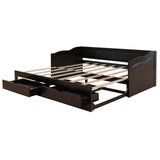 Wood Twin to King Extendable Daybed with Trundle and Storage Drawers