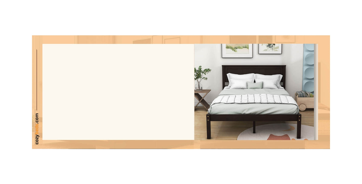Espresso Bed Frame – CozyBeds
