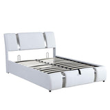 PU Leather Full Size Upholstered Platform Storage Bed - [Hydraulic System]