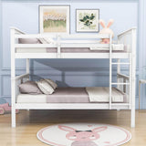 Convertible Full Over Full Bunk Beds - [Wood, Kids, Adult, Guest Room]