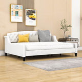 Modern Luxury Upholstered Full Size Daybed for Adults