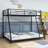 Metal Twin Over Full Low Bunk Beds for Kids Adults - [Standard, Heavy Duty]