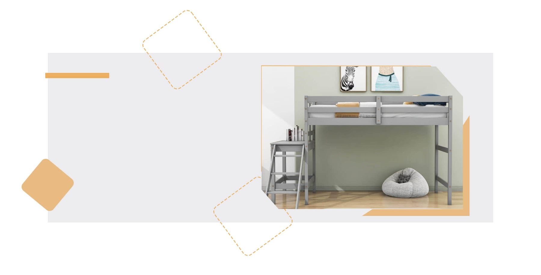 Loft Bed without Desk – CozyBeds