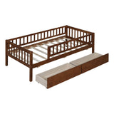 Twin Size Toddler Nursery Daybed with Storage Drawers