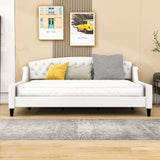 Modern Luxury Upholstered Full Size Daybed for Adults