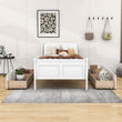 Wood Twin Sleigh Bed Frame with Headboard and Storage Drawers