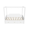 Wooden Twin Canopy Daybed with Storage - [Drawers]