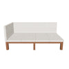 Linen Upholstered Twin Daybed Couch for Living Room