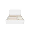 Full Platform Bed Frame with Pull Out Shelves and Twin Trundle