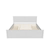 Wooden King Size Platform Bed with Storage and Headboard - [Drawers]