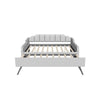 Smart Full Size Upholstered Daybed with Pull Up Trundle