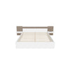 Wooden Smart Queen Size Platform Bed with Headboard and Storage - [USB Ports, Sockets]