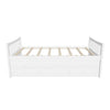 Backless Wooden Twin Daybed with Trundle and Storage - [Drawers]