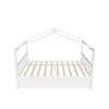 Wooden Full Size House Bed with Storage Drawers for Kids