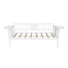 Wood Full Size Daybed with Storage - [Side Shelves]