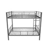 Separable Full Over Full Metal Bunk Beds for Adults, Kids